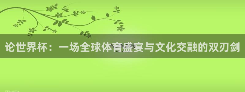 足球世界杯时间:论世界杯:一场全球体育盛宴与文化交融的双刃剑